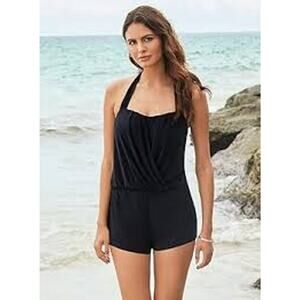 MAGIC SUIT Brooke Underwire Bra Adjustable Halter Tie One Piece Swimsuit NWT 16